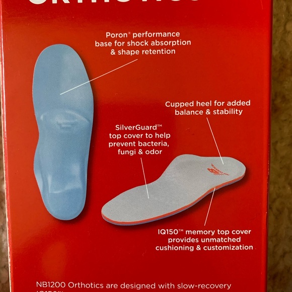 new balance memory top nb1200 orthotics